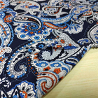 110-115GSM Printed Rayon Fabric High Color Fastness No Deformation 45X45 Yarn Count